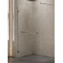 New Trendy Avexa Gunmetal Brushed EXK7130 ścianka prysznicowa walk-in 150 cm szczotkowany/szkło przezroczyste zdj.1