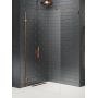 New Trendy Avexa Copper Brushed EXK7136 ścianka prysznicowa walk-in 90 cm miedź szczotkowany/szkło przezroczyste zdj.1