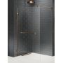 New Trendy Avexa Copper Brushed EXK7159 ścianka prysznicowa walk-in 100 cm miedź szczotkowany/szkło przezroczyste zdj.1