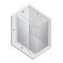 New Trendy New Soleo K0359 kabina prysznicowa 100x80 cm prostokątna chrom połysk/szkło przezroczyste zdj.2