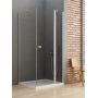New Trendy New Soleo K0397 kabina prysznicowa 100x80 cm prostokątna chrom połysk/szkło przezroczyste zdj.1