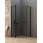 New Trendy New Soleo Black K0612 kabina prysznicowa 80x80 cm czarny mat/szkło przezroczyste zdj.1