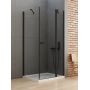 New Trendy New Soleo Black K0682 kabina prysznicowa 100x70 cm prostokątna czarny mat/szkło przezroczyste zdj.1