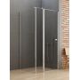 New Trendy New Soleo K0732 kabina prysznicowa 120x110 cm prostokątna chrom połysk/szkło przezroczyste zdj.1