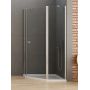 New Trendy New Soleo K0739 kabina prysznicowa 100x80 cm chrom połysk/szkło przezroczyste zdj.1