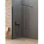 New Trendy New Soleo Black K0768WP ścianka prysznicowa walk-in 80 cm czarny mat/szkło przezroczyste zdj.1