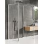 New Trendy Prime K0870 kabina prysznicowa 100x90 cm prostokątna chrom połysk/szkło przezroczyste zdj.1