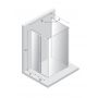 New Trendy Prime K0870 kabina prysznicowa 100x90 cm prostokątna chrom połysk/szkło przezroczyste zdj.2