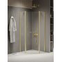 New Trendy New Soleo Light Gold K1667 kabina prysznicowa 80x80 cm złoty połysk/szkło przezroczyste zdj.1