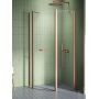 New Trendy New Soleo Copper Brushed K1706 kabina prysznicowa 100x80 cm miedź szczotkowany/szkło przezroczyste zdj.1