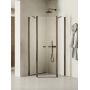 New Trendy New Soleo Gunmetal Brushed K1711 kabina prysznicowa 80x80 cm grafitowy szczotkowany/szkło przezroczyste zdj.1