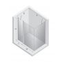 New Trendy New Soleo Light Gold K1865 kabina prysznicowa 110x90 cm prostokątna złoty połysk/szkło przezroczyste zdj.2