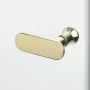 New Trendy New Soleo Light Gold K1908 kabina prysznicowa 90x80 cm prostokątna złoty połysk/szkło przezroczyste zdj.4