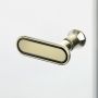 New Trendy New Soleo Light Gold K1911 kabina prysznicowa 110x90 cm prostokątna złoty połysk/szkło przezroczyste zdj.8