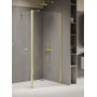 New Trendy New Soleo Light Gold K1962 ścianka prysznicowa walk-in 60 cm złoty połysk/szkło przezroczyste zdj.1