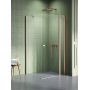 New Trendy New Soleo Copper Brushed K1997 kabina prysznicowa 110x90 cm prostokątna miedź szczotkowany/szkło przezroczyste zdj.1