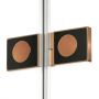 New Trendy New Soleo Copper Brushed K2037 kabina prysznicowa 110x80 cm prostokątna miedź szczotkowany/szkło przezroczyste zdj.10