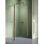 New Trendy New Soleo Copper Brushed K2110 ścianka prysznicowa walk-in 50 cm miedź szczotkowany/szkło przezroczyste zdj.1
