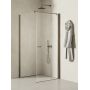 New Trendy New Soleo Gunmetal Brushed K2132WP kabina prysznicowa 80x80 cm kwadratowa grafitowy szczotkowany/szkło przezroczyste zdj.1