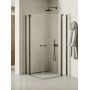 New Trendy New Soleo Gunmetal Brushed K2192 kabina prysznicowa 120x120 cm kwadratowa grafitowy szczotkowany/szkło przezroczyste zdj.1
