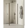 New Trendy New Soleo Gunmetal Brushed K2279 ścianka prysznicowa walk-in 120 cm grafitowy szczotkowany/szkło przezroczyste zdj.1