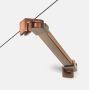 New Trendy New Soleo Copper Brushed K2290 kabina prysznicowa 100x80 cm prostokątna miedź szczotkowany/szkło przezroczyste zdj.7