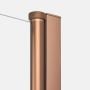 New Trendy New Soleo Copper Brushed K2293WP kabina prysznicowa 90x70 cm prostokątna miedź szczotkowany/szkło przezroczyste zdj.5