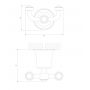 Omnires Art LIne AL53120GL wieszak zdj.2