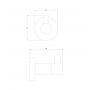 Omnires Modern Project MP60110GR wieszak grafitowy zdj.2