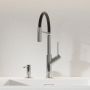 Omnires Vita VI6350BLCR bateria kuchenna stojąca chrom-czarna zdj.5