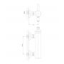 Omnires Armance AM5240CR bateria prysznicowa zdj.2