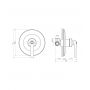 Omnires Armance AM5245CR bateria prysznicowa podtynkowa chrom zdj.2