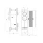 Omnires BOXTE2F element podtynkowy baterii zdj.2