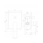 Omnires Sacramento SC2335XCR bateria wannowo-prysznicowa podtynkowa chrom zdj.2