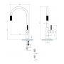 Omnires Switch SW9057ORB bateria kuchenna do filtra wody stojąca miedź zdj.2