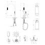 Omnires Switch SW9059FD1ORB bateria kuchenna do filtra wody stojąca miedź zdj.2