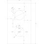 Omnires Contour Y1236KROCR bateria wannowo-prysznicowa podtynkowa zdj.2