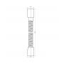 Omnires 023XGR wąż prysznicowy 150 cm zdj.2