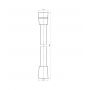 Omnires 028BL wąż prysznicowy 150 cm czarny zdj.2