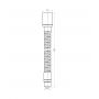 Omnires 062MBL wąż prysznicowy 180 cm czarny zdj.2