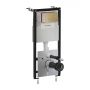 Omnires Eco Flush Set STFWCECO1R45RBR stelaż podtynkowy z przyciskiem spłukującym do miski wc wiszącej zdj.1
