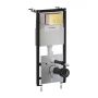 Omnires Eco Flush Set STFWCECO1R45RBSB stelaż podtynkowy z przyciskiem spłukującym do miski wc wiszącej zdj.1