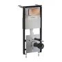 Omnires Eco Flush Set STFWCECO1R45RCP stelaż podtynkowy z przyciskiem spłukującym do miski wc wiszącej zdj.1