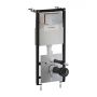 Omnires Eco Flush Set STFWCECO1R45RNI stelaż podtynkowy z przyciskiem spłukującym do miski wc wiszącej zdj.1