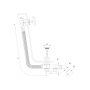 Omnires CGS TK104PLUS37664SCP syfon z przelewem zdj.2