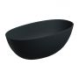 Omnires Shell M+ SHELL148WWBLV wanna wolnostojąca 148x75 cm owalna czarna zdj.1