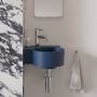 Omnires Ovo M+ OVO335UWLMB umywalka 33x34 cm narożna ścienna-nablatowa niebieska zdj.6