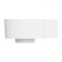 Omnires Ovo M+ OVO335UWPBM umywalka 33x34 cm narożna ścienna-nablatowa biała zdj.3