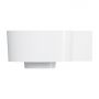 Omnires Ovo M+ OVO335UWPBP umywalka 33x34 cm narożna ścienna-nablatowa biała zdj.3