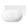 Omnires Ovo M+ OVO555UWPBP umywalka 55x38 cm owalna nablatowa biała zdj.4